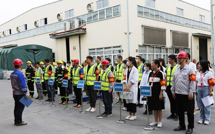 Preventing fire before it happens  Yuanchen Technology conducted fire emergency drill